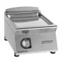 GIORIK - Plancha électrique acier chromé surface de cuisson simple lisse 40x90x25