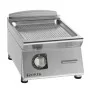 GIORIK - Plancha électrique acier chromé surface de cuisson simple rainurée 40x90x25