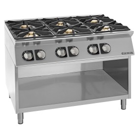 GIORIK - Fourneau feux vifs gaz 6 feux 120x90x90
