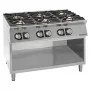 GIORIK - Fourneau feux vifs gaz 6 feux 120x90x90