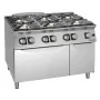 GIORIK - Fourneau feux vifs gaz 6 feux four gaz et placard 120x90x90