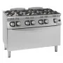 GIORIK - Fourneau feux vifs gaz 6 feux four gaz XL GAZ 120x90x90