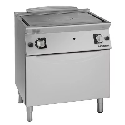 GIORIK - Fourneau plaque coup de feu gaz sur four gaz 80x90x90