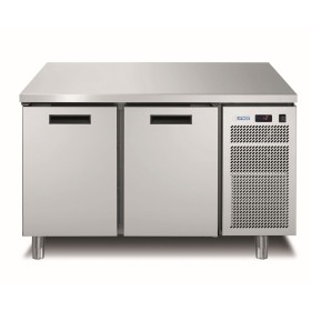 AFINOX - Meuble réfrigéré GN1/1 négatif 2 portes groupe logé inox central