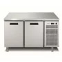 AFINOX - Meuble réfrigéré GN1/1 négatif 2 portes groupe logé inox central