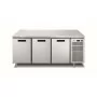 AFINOX - Meuble réfrigéré GN1/1 négatif 3 portes groupe logé inox central