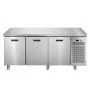 AFINOX - Meuble réfrigéré GN1/1 positif 3 portes groupe logé sans dessus