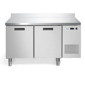 AFINOX - Meuble refrigéré 2 portes 600x400 positif avec dosseret