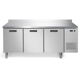 AFINOX - Meuble refrigéré 3 portes 600x400 positif avec dosseret