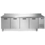 AFINOX - Meuble refrigéré 4 portes 600x400 positif avec dosseret