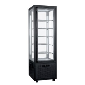 TECFRIGO - Vitrine verticale SNELLE bi-température 360 L grilles