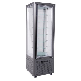 TECFRIGO - Vitrine verticale SNELLE positive ventilée 360 L tablettes en verre rotatives