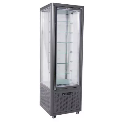 TECFRIGO - Vitrine verticale SNELLE positive ventilée 360 L tablettes en verre rotatives
