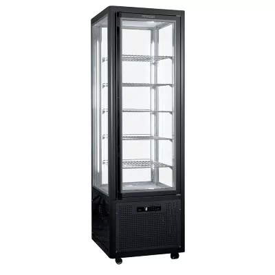 TECFRIGO - Vitrine verticale SNELLE négative statique 360 L grilles évaporateurs