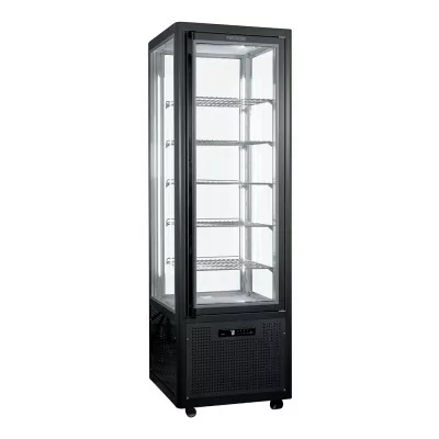 TECFRIGO - Vitrine verticale SNELLE négative ventilée 360 L grilles