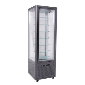 TECFRIGO - Vitrine verticale SNELLE bi-température 525 L tablettes en verre rotatives