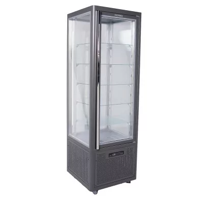 TECFRIGO - Vitrine verticale SNELLE positive ventilée 525 L tablettes en verre