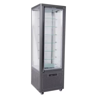 TECFRIGO - Vitrine verticale SNELLE positive ventilée 525 L tablettes en verre rotatives