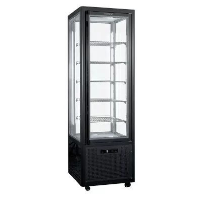 TECFRIGO - Vitrine verticale SNELLE négative statique 525 L grilles évaporateurs