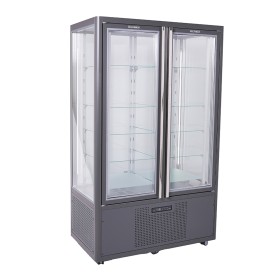 TECFRIGO - Vitrine verticale SNELLE bi-température 720 L grilles