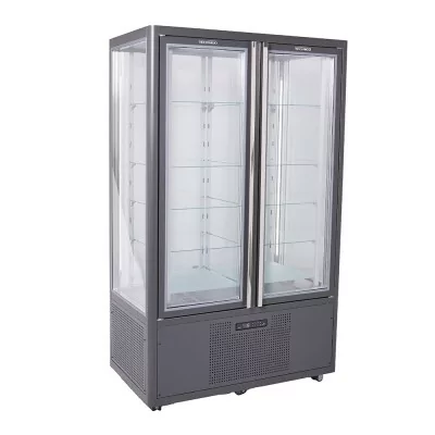 TECFRIGO - Vitrine verticale SNELLE bi-température 720 L grilles