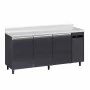 FURNOTEL - Arrière-bar skinplate groupe logé H. 1000 mm 3 portes 400 litres