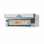 ITALFORNI - Four à pizza inox gamme EURO 1 chambre 9 pizzas Ø 30 cm commandes digitales