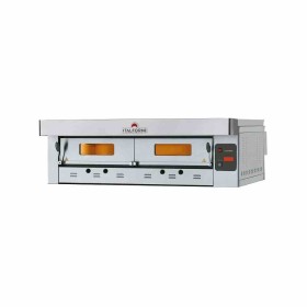 ITALFORNI - Four à pizza gaz gamme Eco Gaz finition inox 1 chambre 12 pizzas