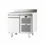 ILSA - Table réfrigérée pâtissière négative -20/-10°C avec dosseret 1 porte avec groupe P. 800 130 L