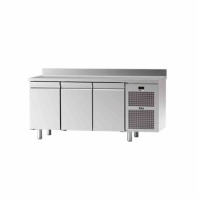 ILSA - Table réfrigérée pâtissière positive -2/+8°C avec dosseret 3 portes avec groupe P. 800 457 L