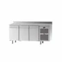 ILSA - Table réfrigérée pâtissière positive -2/+8°C avec dosseret 3 portes avec groupe P. 800 457 L