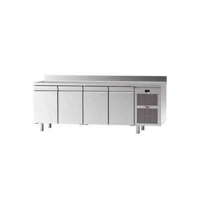 ILSA - Table réfrigérée pâtissière positive -2/+8°C avec dosseret 4 portes avec groupe P. 800 620 L