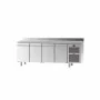 ILSA - Table réfrigérée pâtissière positive -2/+8°C avec dosseret 4 portes avec groupe P. 800 620 L