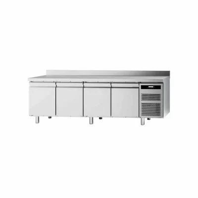 ILSA - Table réfrigérée à chocolat positive +4/+18°C avec dosseret 4 portes 620 L