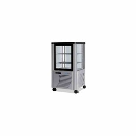 FURNOTEL - Vitrine réfrigérée négative 4 faces vitrées 230 litres fixe/grilles évaporatrices 1 porte