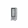 FURNOTEL - Vitrine réfrigérée positive 4 faces vitrées 400 litres fixe/grilles chromées 1 porte