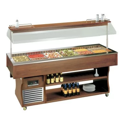 TECFRIGO - Déclassé - Desserte ISOLA positive ventilé 6 GN 1/1
