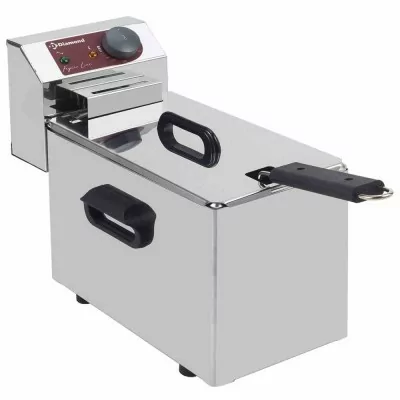 DIAMOND - Déclassé - Friteuse de table simple 4 L sans robinet
