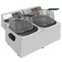 DIAMOND - Déclassé - Friteuse de table 2 x 7L professionnelle SANS robinet