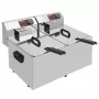 DIAMOND - Déclassé - Friteuse de table 2 x 7L professionnelle SANS robinet