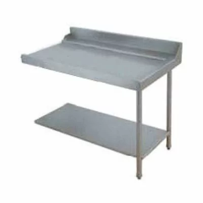 ELETTROBAR - Table de prélavage droite machines à paniers 500 x 500 ou 600 x 500 dosseret  L. 1200 mm