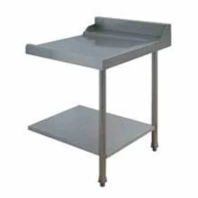ELETTROBAR - Table de prélavage droite machines à paniers 500 x 500 ou 600 x 500 dosseret  L. 700 mm