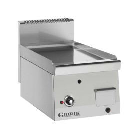 GIORIK - Déclassé - Plancha gaz acier inoxydable simple lisse