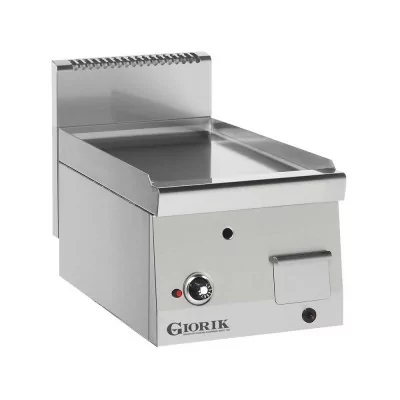 GIORIK - Déclassé - Plancha gaz acier inoxydable simple lisse