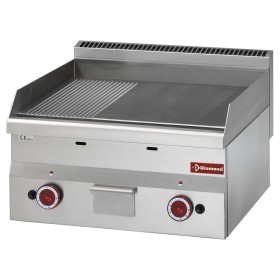 DIAMOND - Déclassé - Plaque de cuisson gaz, surface 2/3 lisse et 1/3 nervurée -Top-