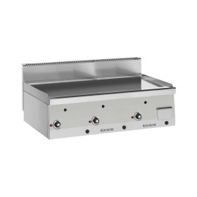 GIORIK - Déclassé - Plancha gaz chrome triple lisse
