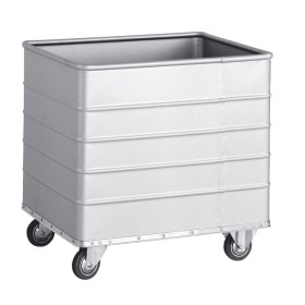 TECNOX - Déclassé - Chariot de manutention blanchisserie non perforé capacité 313 L