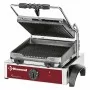 DIAMOND - Déclassé - Grill panini électrique plaques en fonte rainurées 330 mm