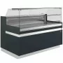 DIAMOND - Déclassé - Comptoir vitrine réfrigéré ventilé EN & GN vitre basse L. 1738 mm noir