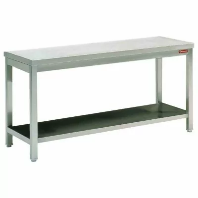 DIAMOND - Déclassé - Table inox P. 600 mm L. 1600 mm